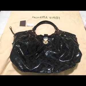 Louis Vuitton Mahina Surya patent satchel tote